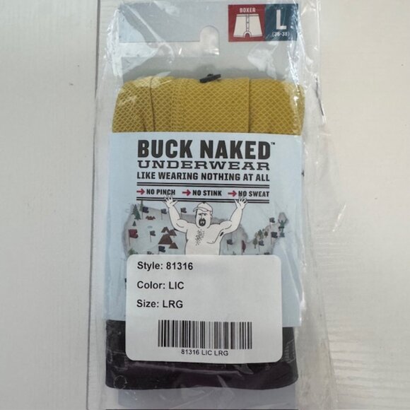 NWT Men's Duluth Buck Naked Underwear, Boxer, Size Large - Picture 1 of 2